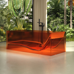 Beliebte Großhandelsdesigner-transparente Badewanne XA-8872T
