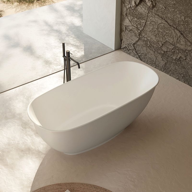 Quality Wholesale Unique Design Oval Freestanding Acrylic Bathtub TW-7651