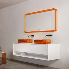 Wholesale High End Quality Transparent Bathroom Cabinet Combination MV-2210