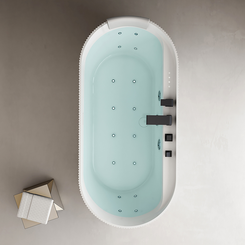 Wholesale High End Quality Acrylic Integrated Bubble Massage Bathtub TW-7131M