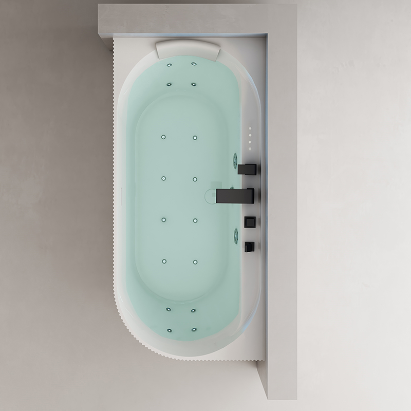 China Wholesale Factory Acrylic Integrated Bubble Constant Temperature Heated Massage Bathtub TW-7133M