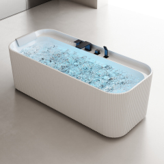 Popular Wholesale Designer Freestanding Surf Massage Constant Temperature Acrylic Bathtub TW-7132M