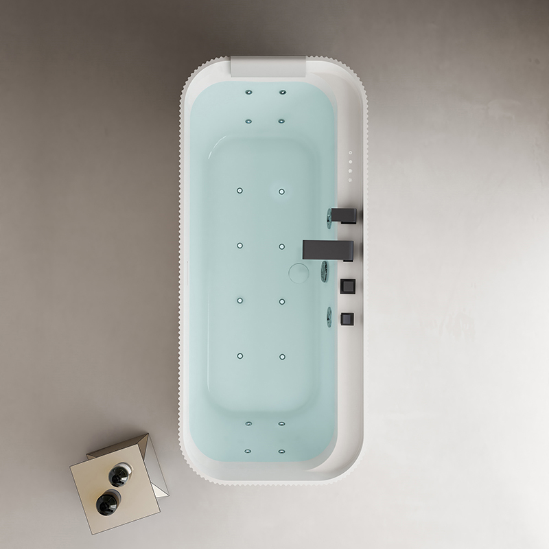 Beliebte Großhandelsdesigner-freistehende Surf-Massage-Acrylbadewanne mit konstanter Temperatur TW-7132M