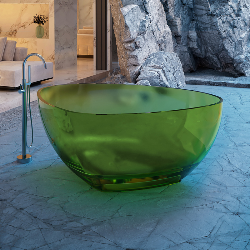 Popular Wholesale Designer ﻿Freestanding Transparent Bathtub XR-7901T