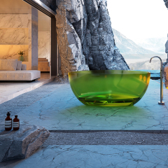 Popular Wholesale Designer ﻿Freestanding Transparent Bathtub XR-7901T