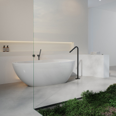 Beliebte Großhandelsdesigner-freistehende Acrylbadewanne XY-1005