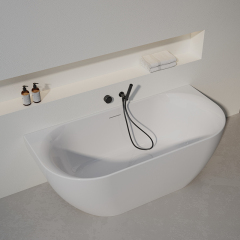 Hot Style Wholesale Freestanding Back To Wall Acrylic Bathtub XY-1006
