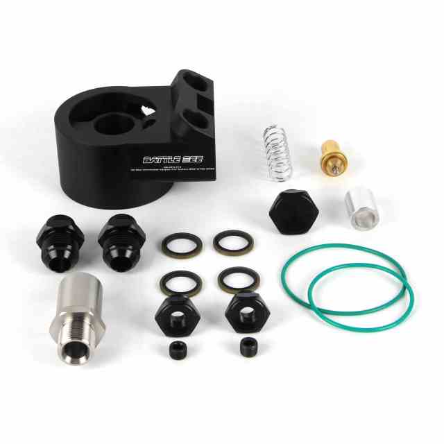 BATTLEBEE BB-OFA-012 Engine oil cooler adapter With Thermostat Sandwich plate for subaru BRZ Toyota GT86 FT86 GR86
