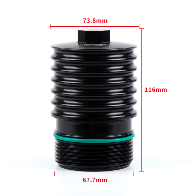 BATTLE BEE BB-OFC-004 For VW Audi EA888 1.8T 2.0T Engine Oil Filter Cover Aluminum Alloy Car Modification Accessories