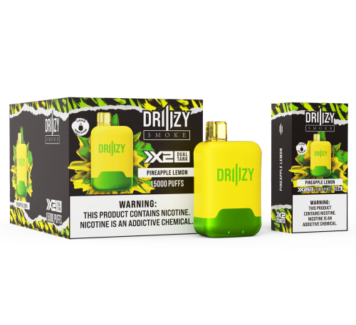 DRIIIZY X2 15000 Dual Tank Disposable-Pineapple Lemon