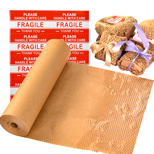 Honeycomb paper roll