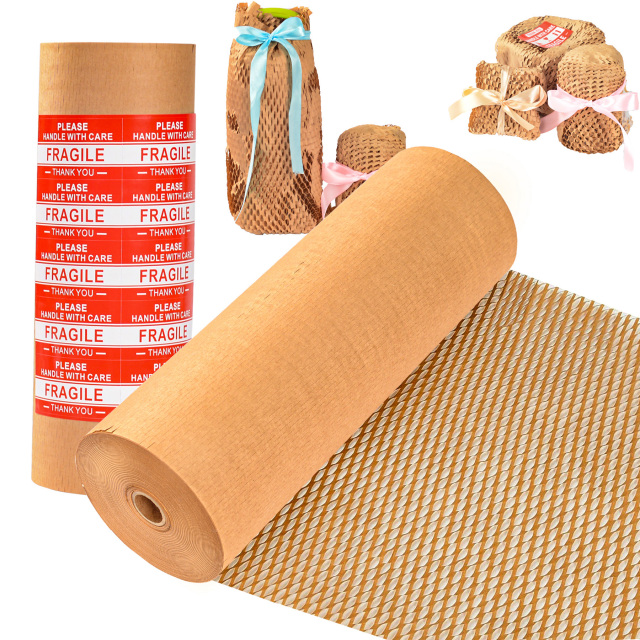 Honeycomb paper roll