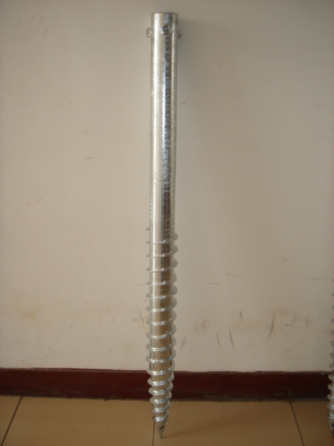 screw pole anchor