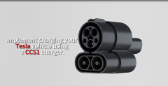MCEVKELN CCS Adapter for Tesla,Charge Tesla at All CCS1 Charging Stations, 400Amps, Portable DC Fast Charging Adapter for Tesla Owners Only(Compatible with Tesla Model 3/Y/S/X)