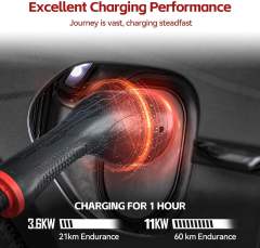 MCEVKELN Type 2 To Type2 EV Charging Cable for Electric Car & Hybrid Type 2 with Handbag
