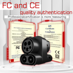MCEVKELN CCS1 to CCS2 EV Charger Adapter for DC Fast Charging, 1000V 200A, CCS1 to CCS2 Charging Connector for Electric Vehicles