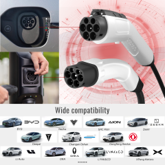 Type 2 to GBT 32A 22KW EV Charging Cable