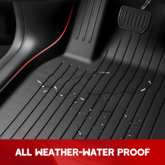 2024 Model 3 Highland TPE Floor & Cargo Mats, Anti-Slip & Waterproof