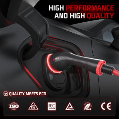 Type 2 to Type 2 EV Charging Cable, 5M, 7kW/11kW/22kW, For Electric & Hybrid Cars