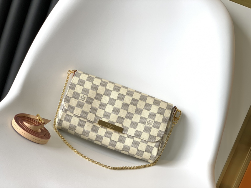 LV/路易威登女包FAVORITE WOC老花棋盘格链条单肩包斜挎包M40718 N41275 N41129