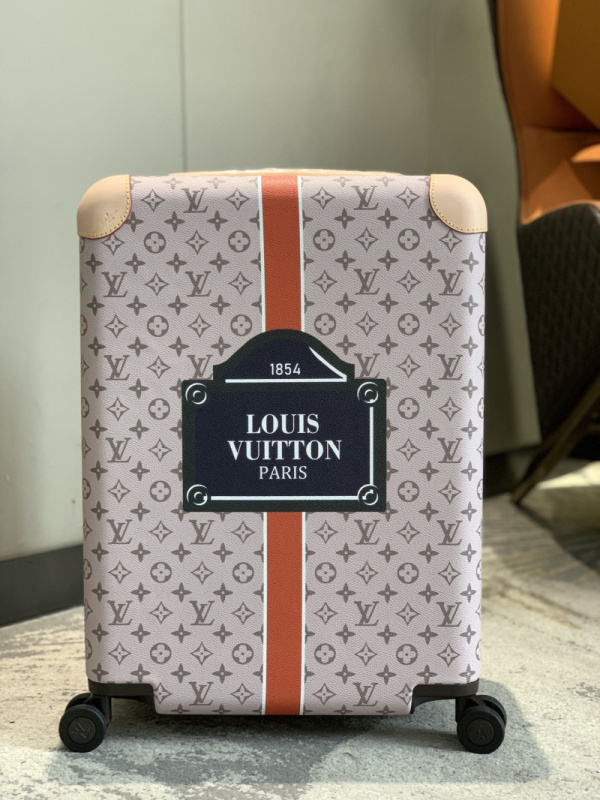 LV/路易威登2023新款男士老花HORIZON 55厘米四轮拉杆箱 【55cm 高货 对版箱】 HORIZON 四轮拉杆箱女士