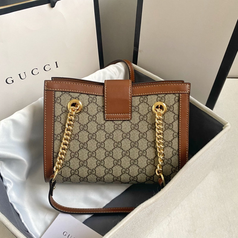 古驰GUCCI古奇 女包  Gucci padlock系列锁扣双肩带肩背包 479197 498156