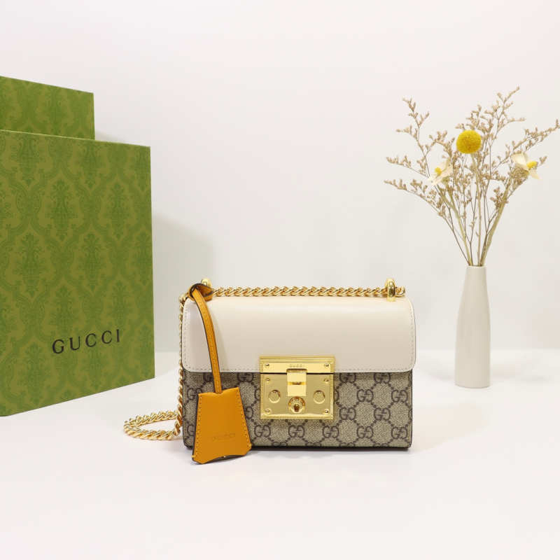 10个颜色，古驰GUCCI古奇 女包409487新款 Padlock 系列20cm