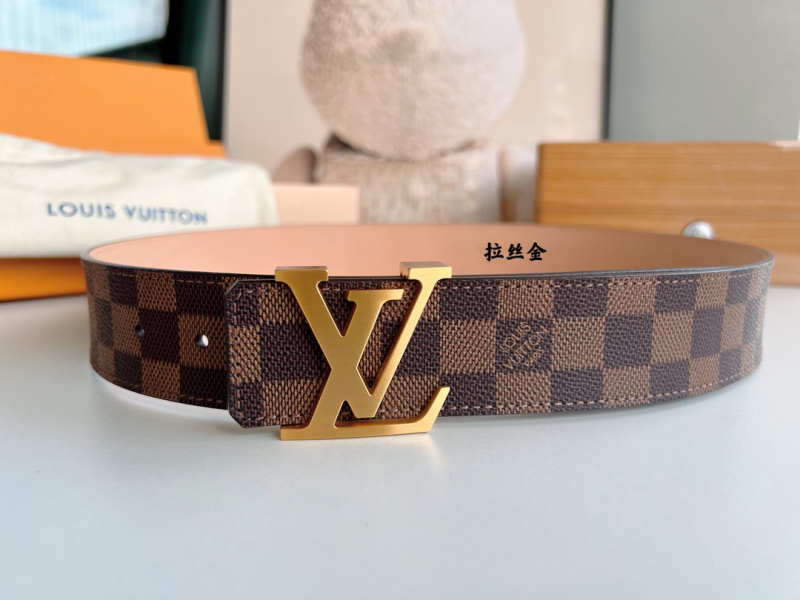 LOUIS VUITTON 路易威登 LV 男士   Initiales经典啡棋盘格/黑棋盘格/老花40毫米