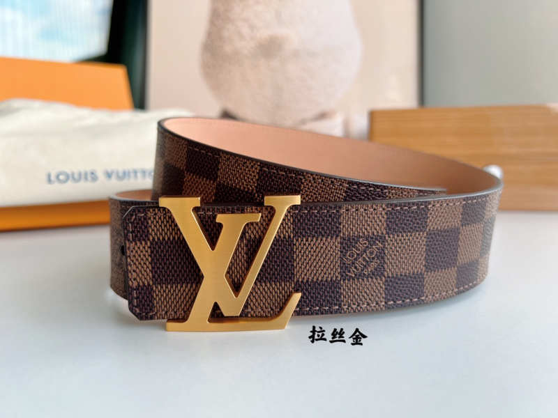 LOUIS VUITTON 路易威登 LV 男士   Initiales经典啡棋盘格/黑棋盘格/老花40毫米