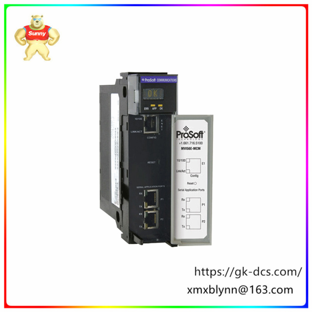 MVI56E-MNETR   Enhanced communication module  It provides higher system reliability and fault tolerance