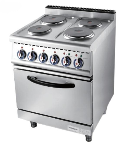 Electric 4 Hot Plate Cooker with Oven(Round)