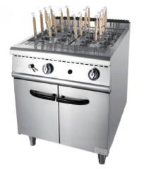 Gas Pasta Cooker with Cabinet