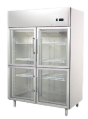 Upright Glass Door Refrigerator