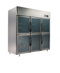 Upright Glass Door Refrigerator