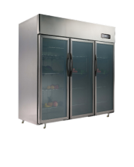 Upright Glass Door Refrigerator