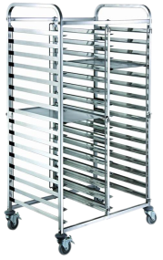 Stianless Steel Bakery Trolley