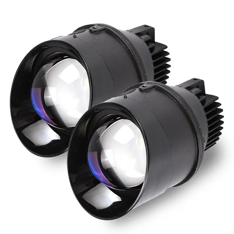 GOONGO Auto Car Foglight Headlight Projector Bi LED Fog Light