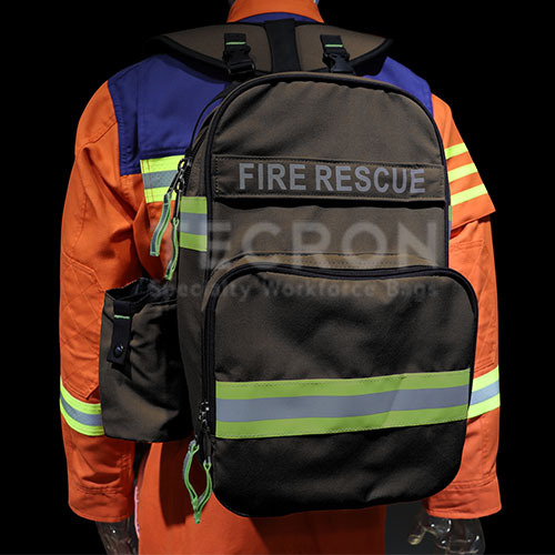Flame Retardant Fireman Back Pack, Self Assemble System