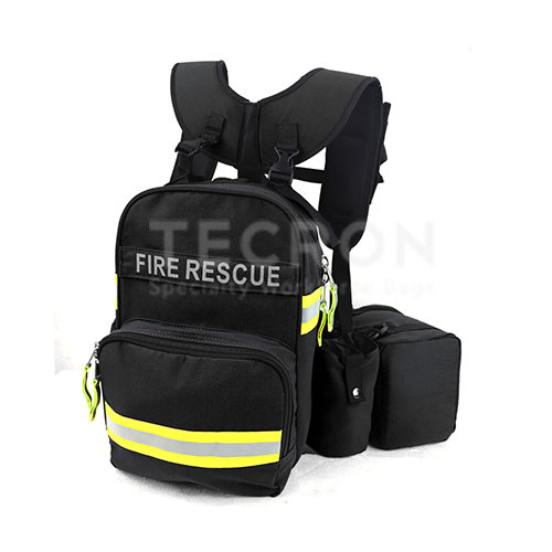 Flame Retardant Fireman Back Pack, Self Assemble System