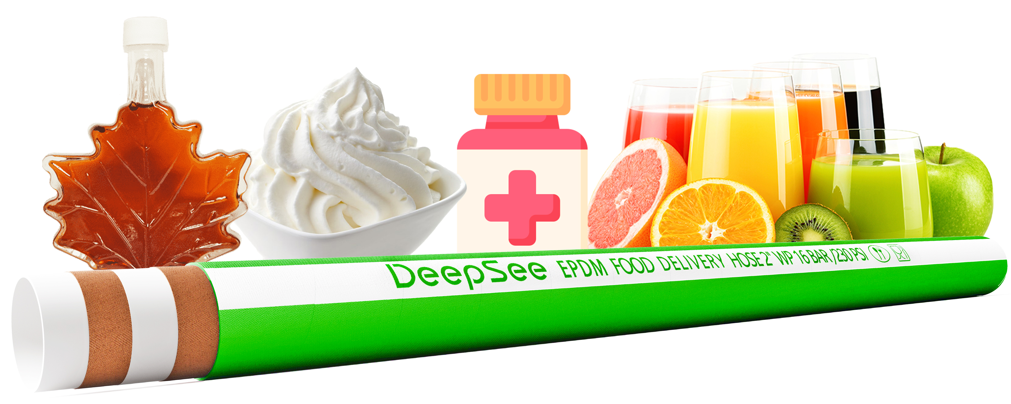 epdm rubber hose, food hose - DeepSee