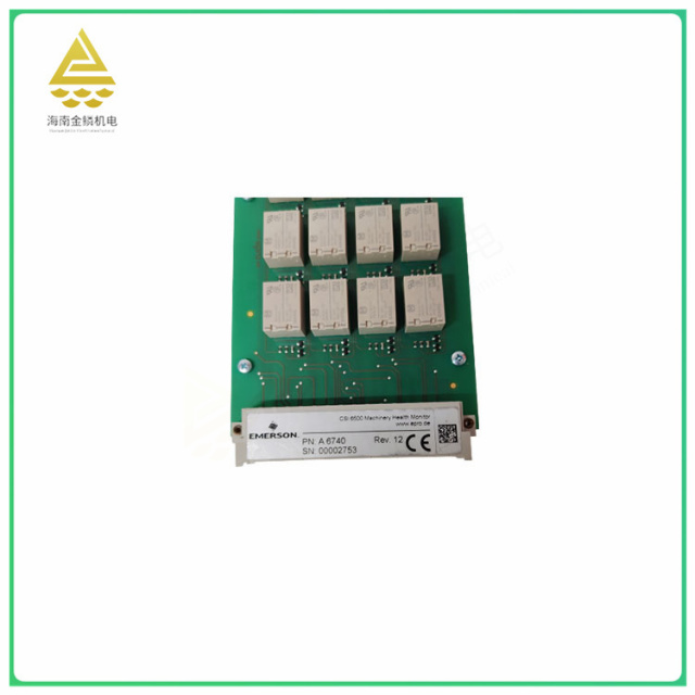 A6740   16 channel output relay module   It is usually used for monitoring and protection of process control systems