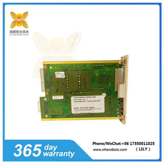 05701-A-0301  Single channel control card