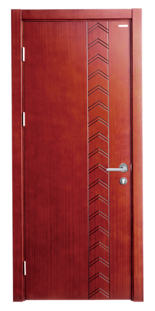 Modern Interior Wooden Door Wood Veneer OPTA24-WD009