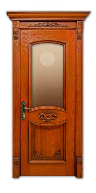 Entrance Wooden Door Veneer Finish OPTA24-WD003