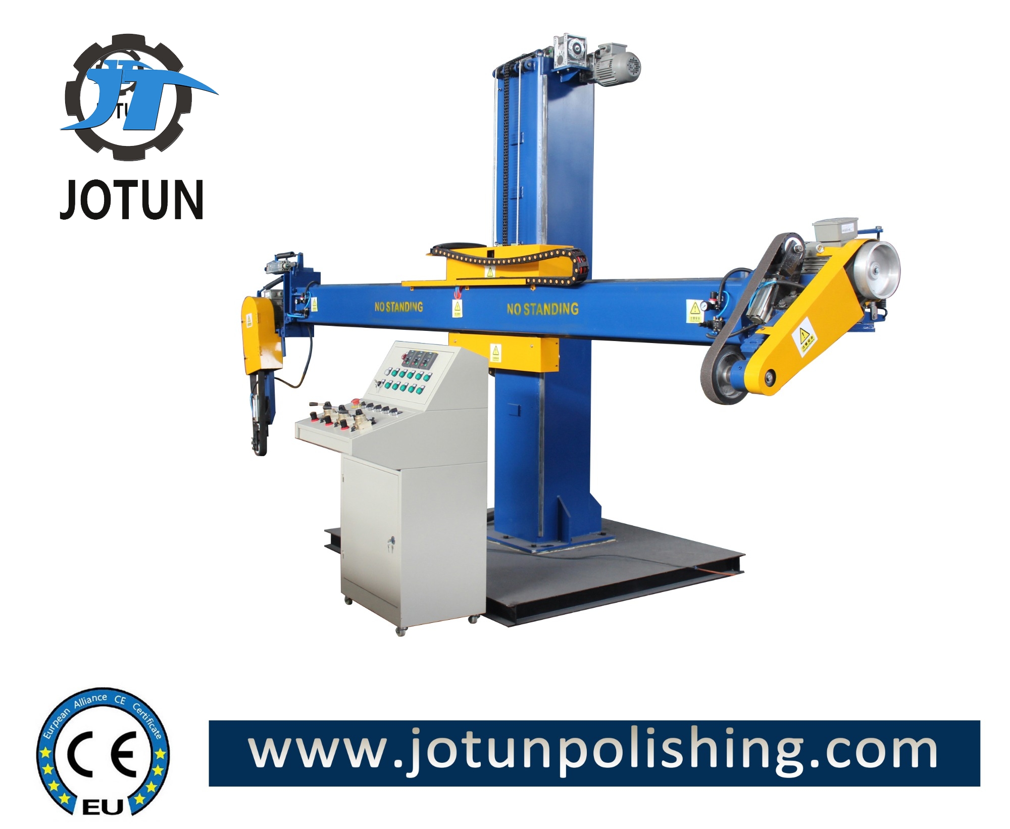 Metal shell polishing machine for stainless steel