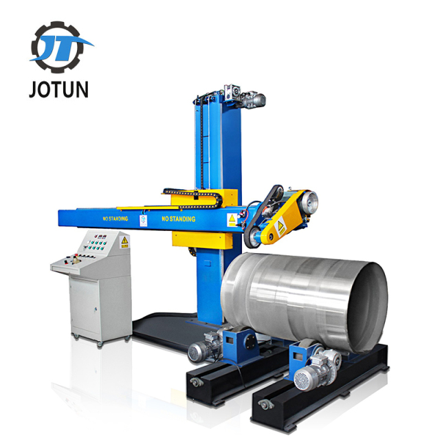 Tank polishing machine