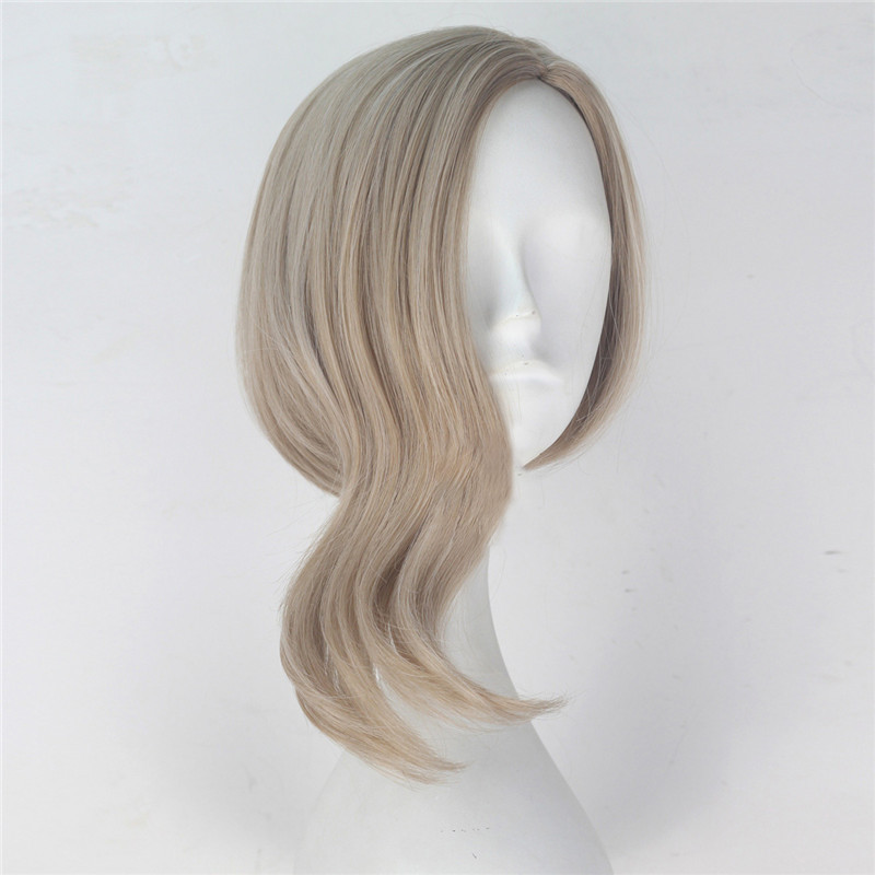 Captain Marvel Carol Danvers Avengers Cosplay Blond Wig