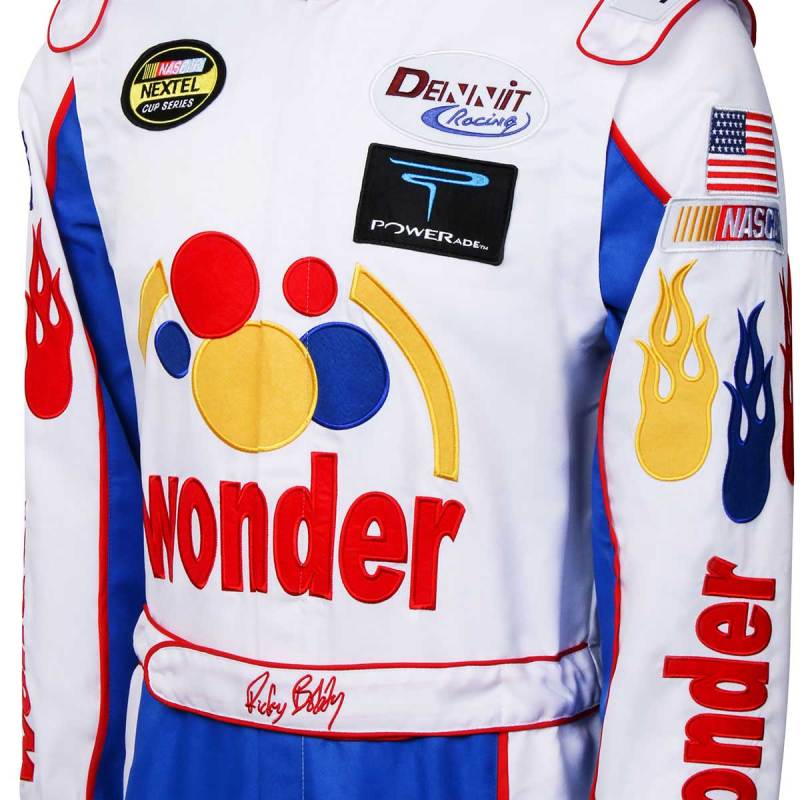 Deluxe Ricky Bobby Nascar Cosplay Costume Talladega Nights Wonder Bread Racing Apparel (Ready To Ship)