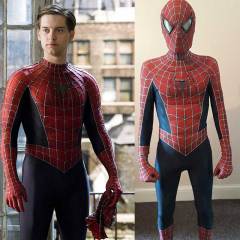 Sam Raimi Spiderman Costume Tobey Maguire Superhero Suit takerlama