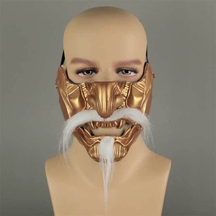 Ghost of Tsushima Mask Sakai Samurai Cosplay Half Face Mask